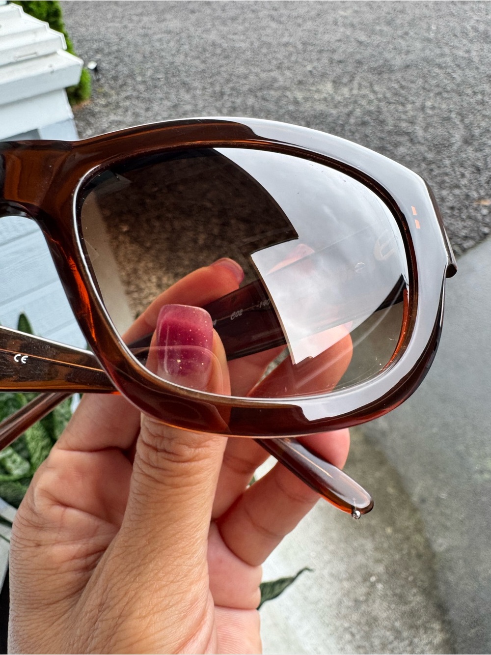 Chloé CL2144 Brown Oversized Square Sunglasses Made in France with Case - Picture 11 of 14